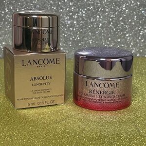 Lancôme gold & rose gradient mini cream set